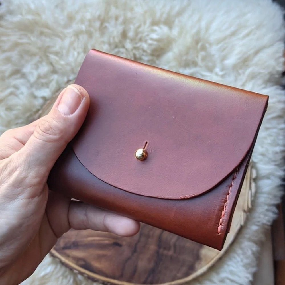 Chestnut Brown Leather Juno Wallet